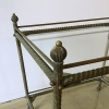 French Vintage Brass Side Table 