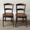 Set of Four French Rustic Chairs