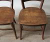 Set of Four French Rustic Chairs