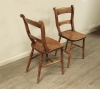 Set of 12 English Provincial Elm Chairs