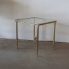 Maison Jansen Style Brass And Glass Side Table