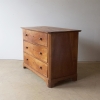 19th Century, Golden Walnut Chest Of Drawers 