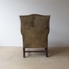 Georgian Style Leather Wingback Armchair