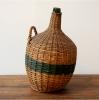 19th Century Bottle in Woven Casing