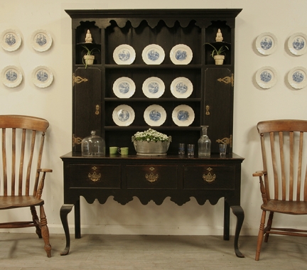 English Chippendale style dresser