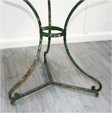 French Green 19th Century Café Table