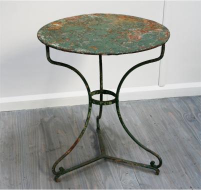 French Green 19th Century Café Table