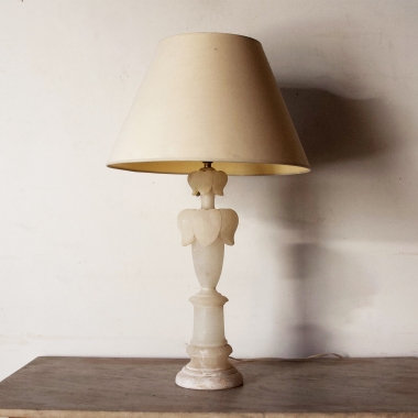 Large, Alabaster Lamp