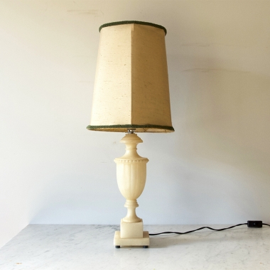 Vintage Alabaster Neoclassical Lamp