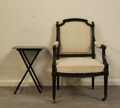 Pair Of American Campaign Style Sidetables