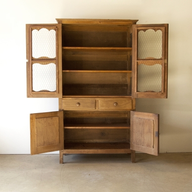 19th Century American Walnut Food Cupboard
