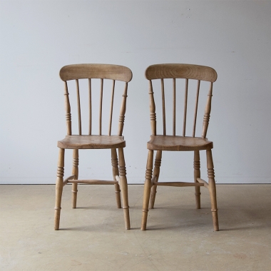 A Set Of Four English Elm Chairs