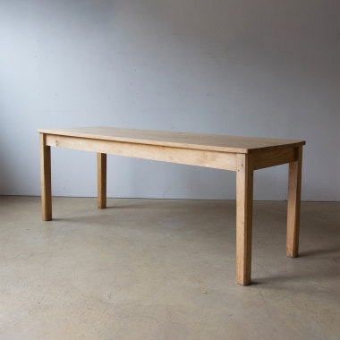 French Blonde Oak Scullery Table