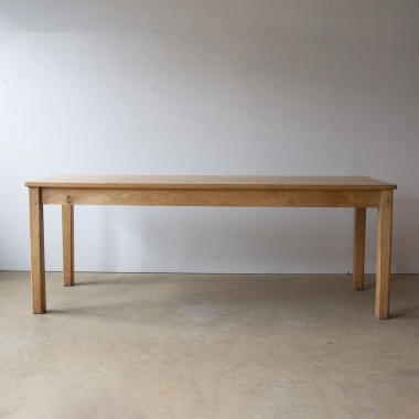 French Blonde Oak Scullery Table