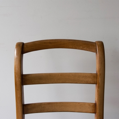 Set Of 6 French Cherrywood Chairs 