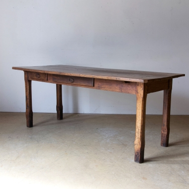 French, 19th Century, Rustic, Farmhouse Table
