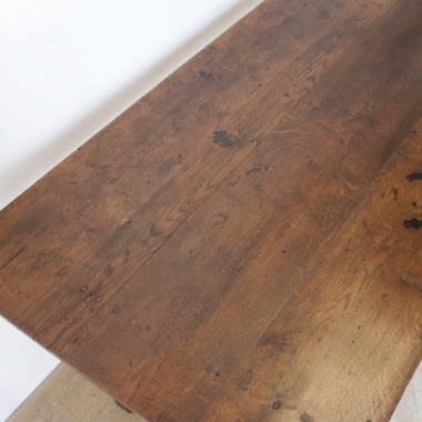 French, 19th Century, Rustic, Farmhouse Table