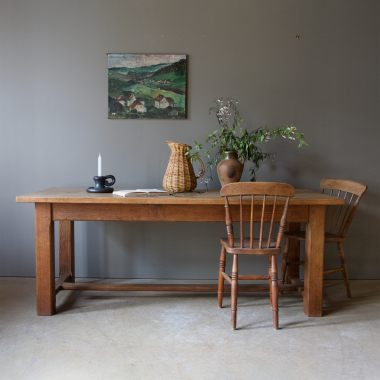 Solid, French, Oak Table