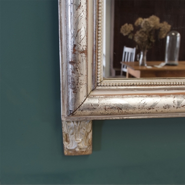 French, Silver Gilt, Louis Philippe Mirror