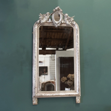 French, Silver Gilt, Louis Philippe Mirror