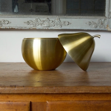 Mid Century Pear Shaped Ice Bucket