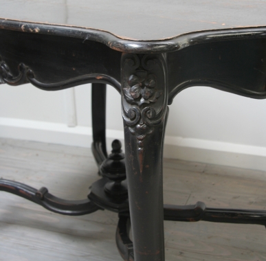 Ebonised Napoleon III Centre Table