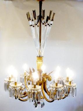 Large and Magnificent French Empire Chandelier