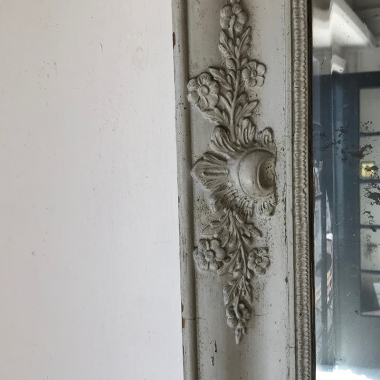 Painted Empire Pale Grey Mirror