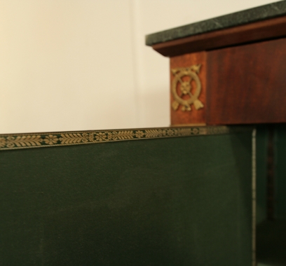 French Empire Mahogany Sideboard