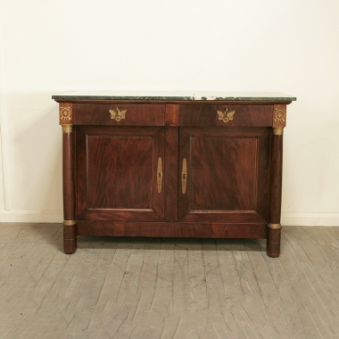French Empire Mahogany Sideboard