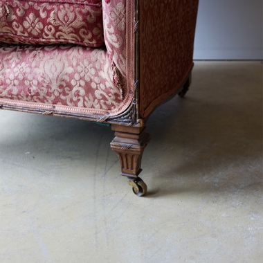 Late 19th Century, French, Empire Style Upholstered Armchair