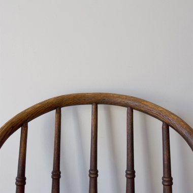 Pair Of English Folk Hoop Back Chairs
