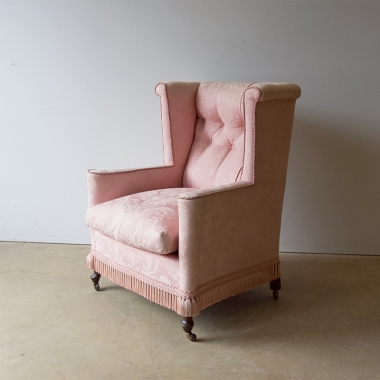 English, 19th Century, Winged Armchair