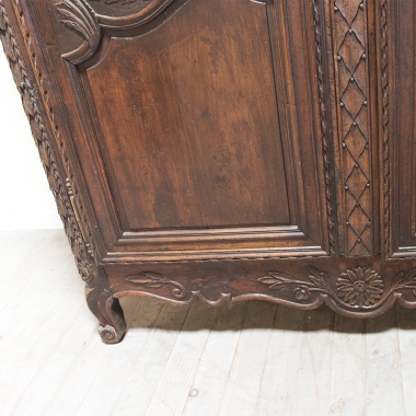Superb French Normandy Marriage Armoire