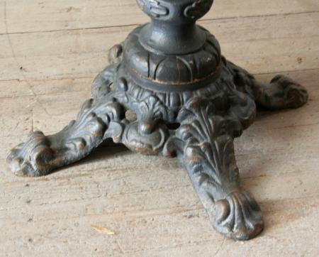 French Stone and Cast Iron Table de Jardin