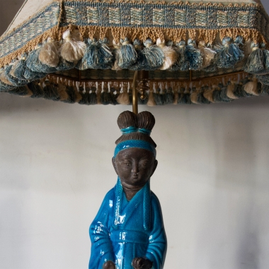 Pair Of French, Mid Century, Chinoiserie Lamps