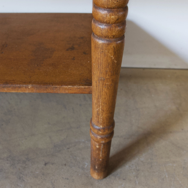 French, Rustic, Faux Grained, Side Table 