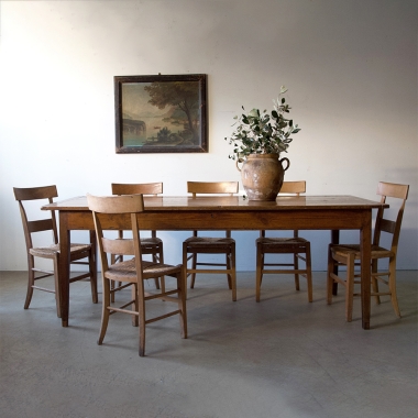 French, Fruitwood, 8 Seater, Farmhouse Table