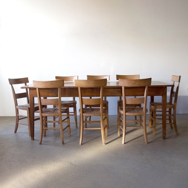 French, Fruitwood, 8 Seater, Farmhouse Table
