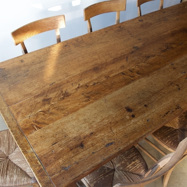 French, Fruitwood, 8 Seater, Farmhouse Table