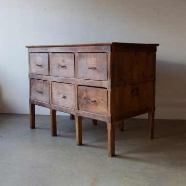 Large, French, 19th century, Grain Drawers