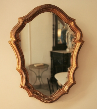 Small Italian Gilt Mirror