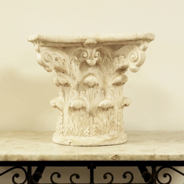 Large Plaster Corinthian Capital