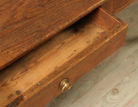 19th Century French Oak Library Or Dining Table