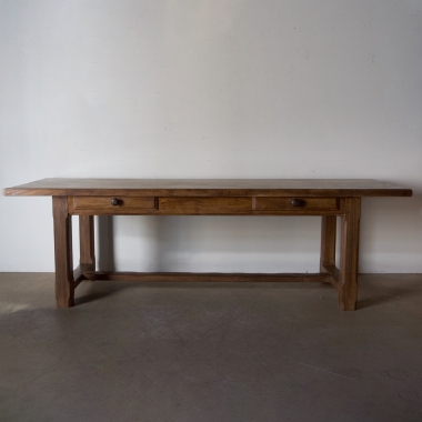 Long, French, 1930's, Rustic, Dining Table 