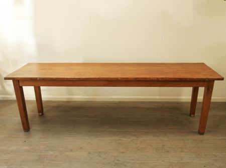 Long Vintage Work Table