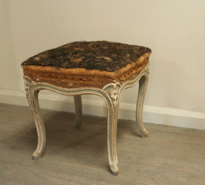 Louis 15 Style Painted Stool