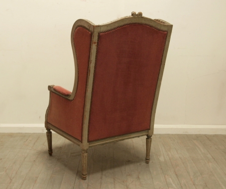 19th Century Painted Louis 16th Bergère