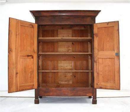 French Louis Philippe Pine Armoire