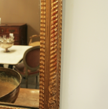 Louis Philippe Style Gilt Mirror